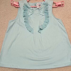 Janie and Jack, sleeveless, baby blue tank top
